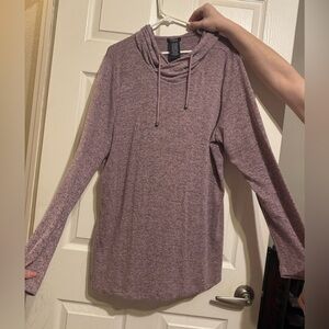 Premise Heathered Purple Hoodie Sweatshirt